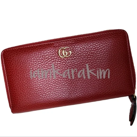 Gucci Leather Zip Around Wallet - Picture 2 of 8